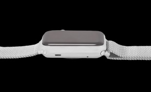 Caviar Apple Watch Classico Milanese Platinum 42mm