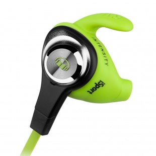 Наушники с микрофоном Monster iSport Intensity (Green)