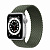 Купить Apple Watch Series 6 // 40мм GPS // Корпус из алюминия серебристого цвета, плетеный монобраслет цвета «Зелёные холмы»