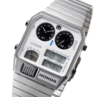 Часы Honda × CITIZEN / Collaboration ANA-DIGI TEMP (Silver)