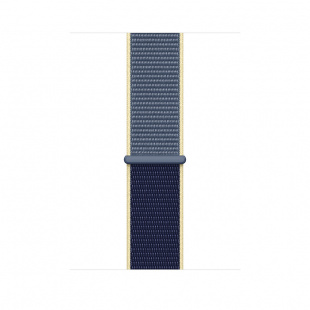 Apple Watch Series 5 // 44мм GPS + Cellular // Корпус из нержавеющей стали, спортивный браслет цвета «морской лёд»