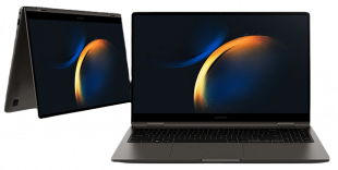 Ноутбук Samsung Galaxy Book3 Pro 360, 16", Intel Core i7, 16GB/512GB  (Beige/Бежевый)