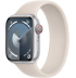 Apple Watch Series 9 // 41мм GPS+Cellular // Корпус из алюминия серебристого цвета, монобраслет цвета "сияющая звезда"