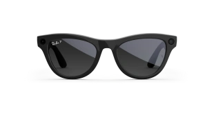 Умные очки Ray-Ban  Skyler (2-gen) (Черная глянцевая оправа, градиентные графитовые линзы)