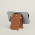 Чехол-бумажник Hermès "Stand" с MagSafe для iPhone, цвет Gold/ Золото