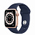 Купить Apple Watch Series 6 // 40мм GPS // Корпус из алюминия золотого цвета, спортивный ремешок цвета «Тёмный ультрамарин»