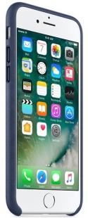 Кожаный чехол для iPhone 7/8, тёмно-синий цвет, оригинальный Apple, оригинальный Apple