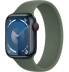 Apple Watch Series 9 // 41мм GPS+Cellular // Корпус из алюминия цвета "темная ночь", монобраслет цвета "зеленый кипарис"
