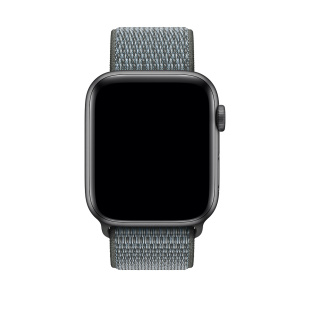 42/44мм Ремешок из плетёного нейлона цвета «грозовое небо» для Apple Watch