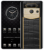 Телефон Vertu METAVERTU 2 Max, 1Tb, Luxury Custom-Made Gold Plain Weave With Diamonds, Alligator Leather (Black/Черный)
