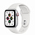 Купить Apple Watch SE // 40мм GPS + Cellular // Корпус из алюминия серебристого цвета, спортивный ремешок белого цвета (2020)