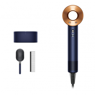 Фен Dyson Supersonic HD07 с кейсом и аксессуарами (Prussian Blue/Bright Copper) (Берлинская лазурь/медный)