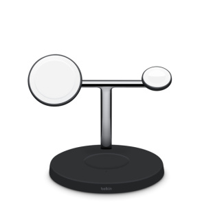 Док-станция Belkin Boost CHARGE PRO Wireless Charging Stand для беспроводной зарядки 3-в-1 (Black/Черный)