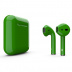 AirPods - беспроводные наушники с Qi - зарядным кейсом Apple (Зеленый, глянец)