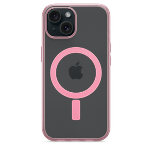 Чехол OtterBox Lumen Series с MagSafe для iPhone 15, розовый цвет