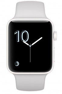 Apple Watch Series 2 Edition 42мм Корпус из белой керамики, спортивный ремешок цвета «светлое облако» (MNPQ2)