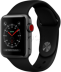 Apple Watch Series 3 // 42мм GPS + Cellular // Корпус из алюминия цвета «серый космос», спортивный ремешок чёрного цвета (MQK22)