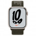 Apple Watch Series 7 // 45мм GPS // Корпус из алюминия цвета «сияющая звезда», спортивный браслет Nike цвета «рабочий хаки» Apple Watch Series 7 // 45мм GPS // Корпус из алюминия цвета «сияющая звезда», спортивный браслет Nike цвета «рабочий хаки»