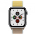Apple Watch Series 5 // 44мм GPS + Cellular // Корпус из нержавеющей стали, спортивный браслет цвета «верблюжья шерсть»
