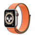 Apple Watch Series 6 // 40мм GPS + Cellular // Корпус из титана, спортивный браслет цвета «Кумкват»