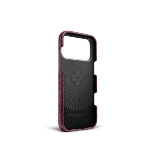 Чехол Golden Concept для iPhone 18 Pro, Alligator Edition (Burgundy)