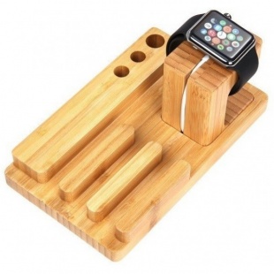 Подставка Seenda Charging Cradle Stand (Дерево) для Apple Watch/iPhone/iPad