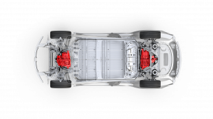 Tesla Model 3 Long Range Battery Red