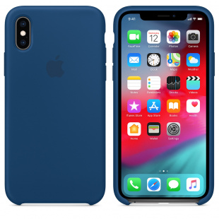 Силиконовый чехол для iPhone X / Xs, цвет «морской горизонт», оригинальный Apple