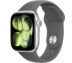 Apple Watch Series 11 // 42мм GPS // Корпус из алюминия серебристого цвета, спортивный ремешок цвета "серый камень"