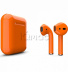 AirPods - беспроводные наушники с Qi - зарядным кейсом Apple (Оранжевый, глянец)