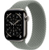 Apple Watch Series 11 // 46мм GPS+Cellular // Корпус из титана нейтрального цвета, плетеный монобраслет серо-зеленого цвета