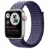 Apple Watch SE // 44мм GPS + Cellular // Корпус из алюминия серебристого цвета, спортивный браслет Nike светло-лилового цвета (2020)