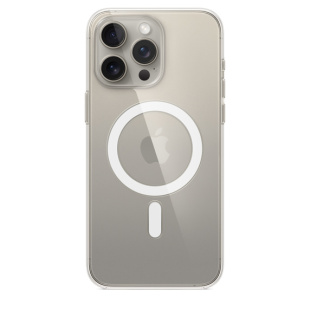 Прозрачный чехол MagSafe для iPhone 15 Pro