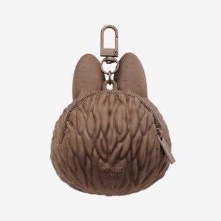 Силиконовый чехол-кошелек POP MART LABUBU Originals, Brown Silicone Earphone Bag