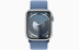 Apple Watch Series 9 // 45мм GPS // Корпус из алюминия серебристого цвета, спортивный браслет цвета "синяя зима"