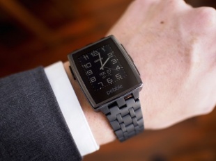 Pebble Смарт-часы PEBBLE STEEL Черные