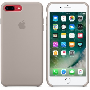 Силиконовый чехол для iPhone 7+ (Plus)/8+ (Plus), цвет «морская галька», оригинальный Apple
