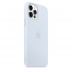Силиконовый чехол MagSafe для iPhone 12 Pro Max, дымчато-голубой цвет