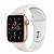 Купить Apple Watch SE // 40мм GPS + Cellular // Корпус из алюминия золотого цвета, спортивный ремешок белого цвета (2020)