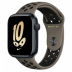 Apple Watch Series 8 // 45мм GPS // Корпус из алюминия цвета "темная ночь", спортивный ремешок Nike цвета "серая олива/черный"