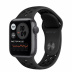 Apple Watch Series 6 // 40мм GPS // Корпус из алюминия цвета «серый космос», спортивный ремешок Nike цвета «Антрацитовый/чёрный»