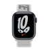 Apple Watch Series 7 // 41мм GPS + Cellular // Корпус из алюминия цвета «тёмная ночь», спортивный браслет Nike цвета «снежная вершина»