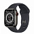 Купить Apple Watch Series 7 // 41мм GPS + Cellular // Корпус из титана цвета «черный космос», спортивный ремешок цвета «тёмная ночь»