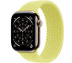 Apple Watch Series 11 // 42мм GPS+Cellular // Корпус из титана золотого цвета, плетеный монобраслет цвета "неоновый желтый"