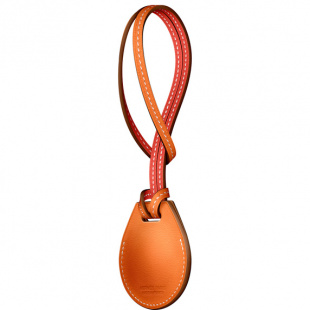 Подвеска AirTag Hermès для сумки, цвет Orange