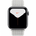 Apple Watch Series 5 // 44мм GPS + Cellular // Корпус из алюминия цвета «серый космос», спортивный браслет Nike цвета «снежная вершина»