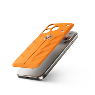 Чехол Golden Concept для iPhone 17 Pro, Magnetic Shield, Racing Sport Rubber, Sunset Orange