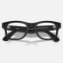 Умные очки Ray-Ban Stories Wayfarer (Черная матовая оправа, прозрачные фотохромные линзы)