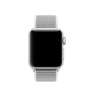 38/40мм Ремешок из плетёного нейлона цвета «белая ракушка» для Apple Watch