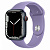 Купить Apple Watch Series 7 // 45мм GPS + Cellular // Корпус из алюминия цвета «тёмная ночь», спортивный ремешок цвета «английская лаванда»